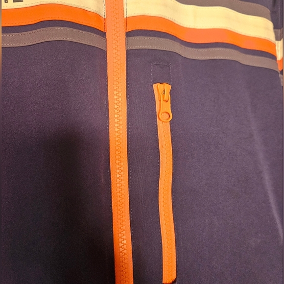 Descente Navy Detachable Hood Softshell Zip Jacket Junior 14 Ski Hike EUC - Picture 4 of 14